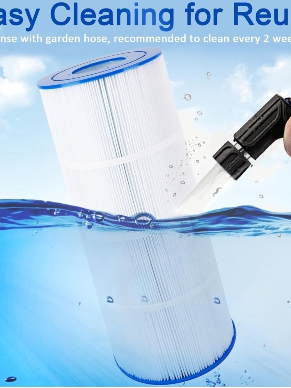 PELLUCID PA81 Pool Filter 4 Pack 81 Sq Ft Hayward C3020 C3025 C3030 C580E - Picture 4 of 7